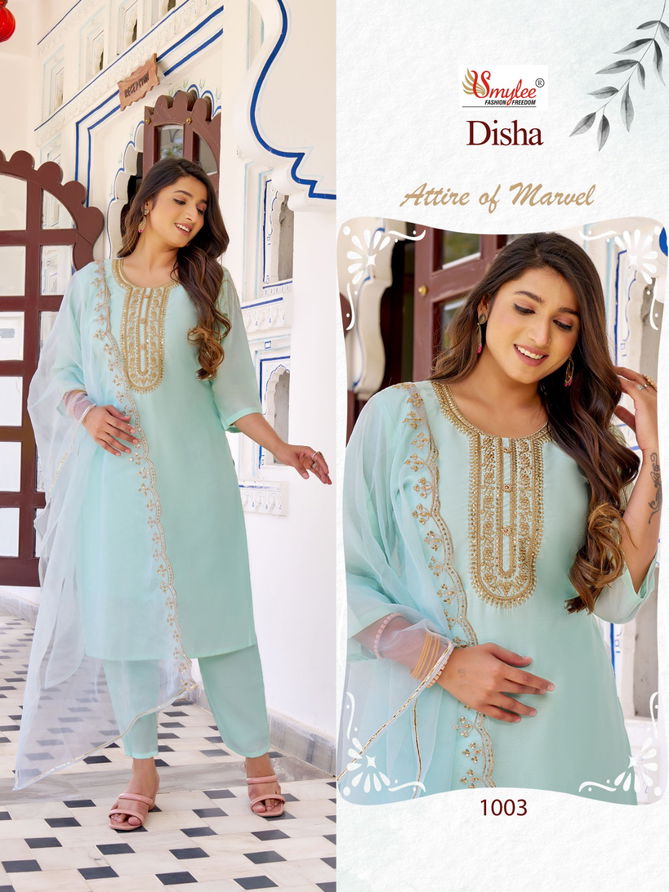 Disha By Rung Roman Silk Embroidery Kurti With Bottom Dupatta Wholesale Price In Surat